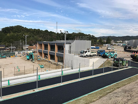 クラブハウスの建設状況です。