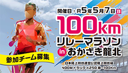 100kmリレーマラソンinおかざき龍北